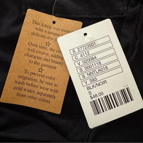 Anthropologie t.la Black T-Shirt - Picture 5 of 6